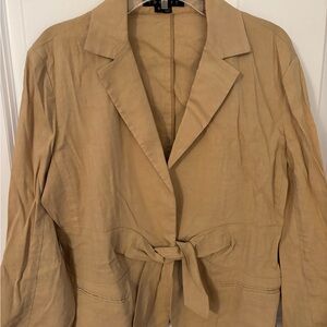 Theory Tan Blazer. Size 6